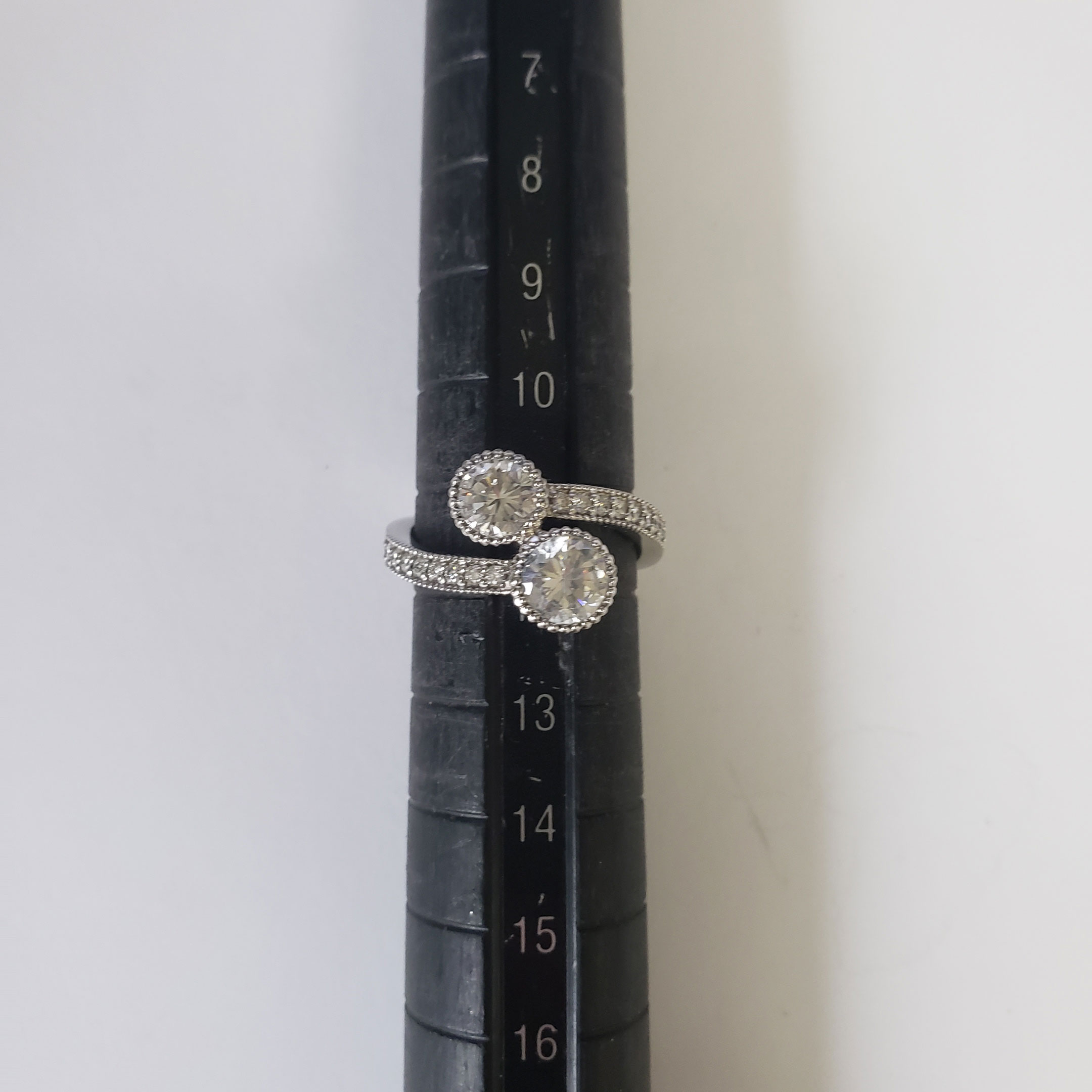 R①-15）ダイヤリング11.5号から10号に修理