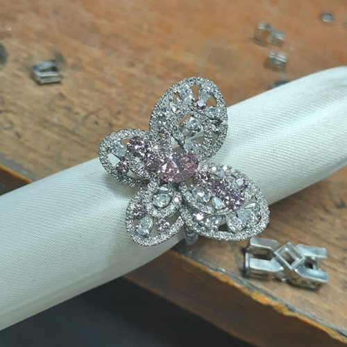 R-2)  蝶指輪💍制作