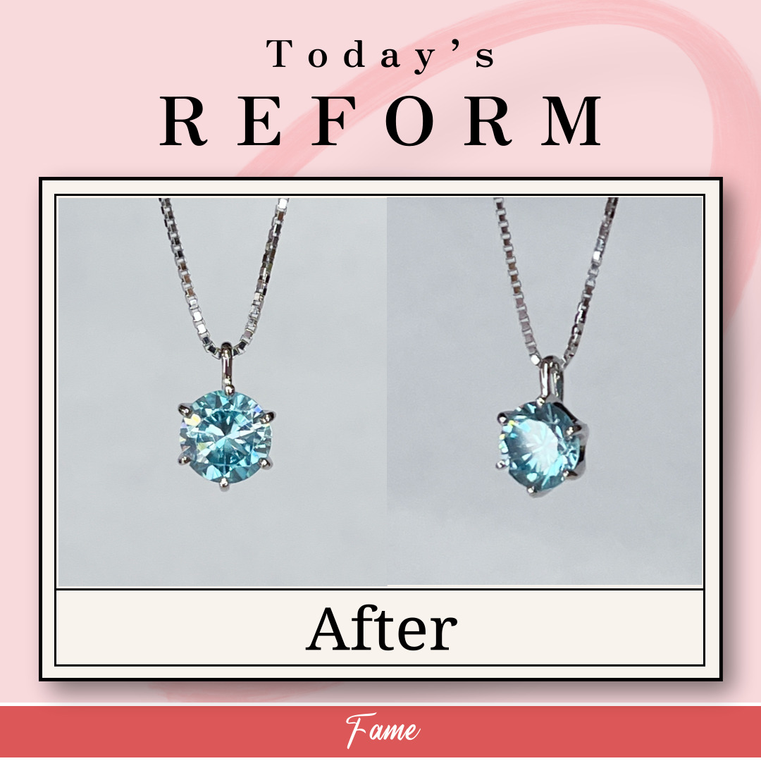 N-7)  💎 子供の頃にプレゼントでもらったペンダントをリフォーム 💎