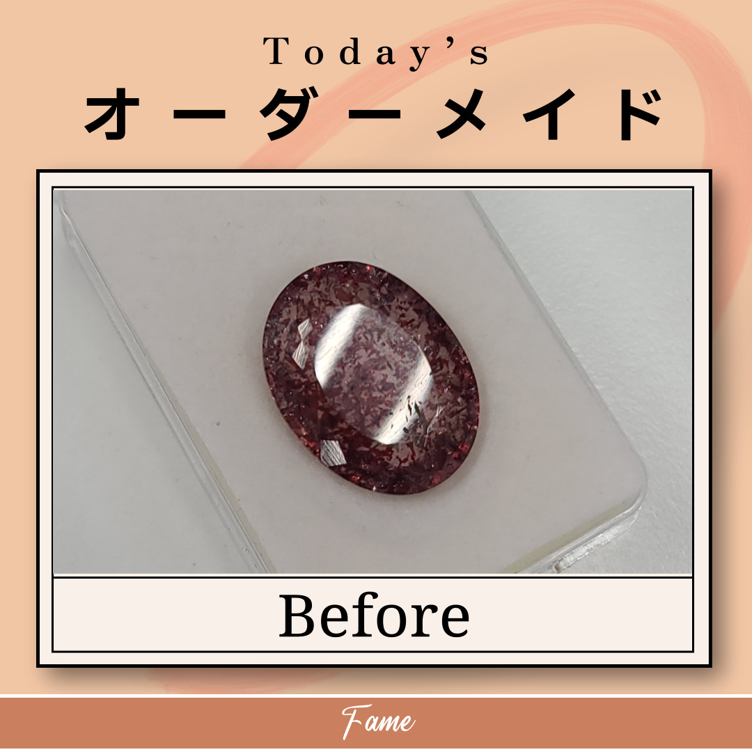 ​P-6)  💎　22ct 中石の座加工の部分オーダーメイド　💎