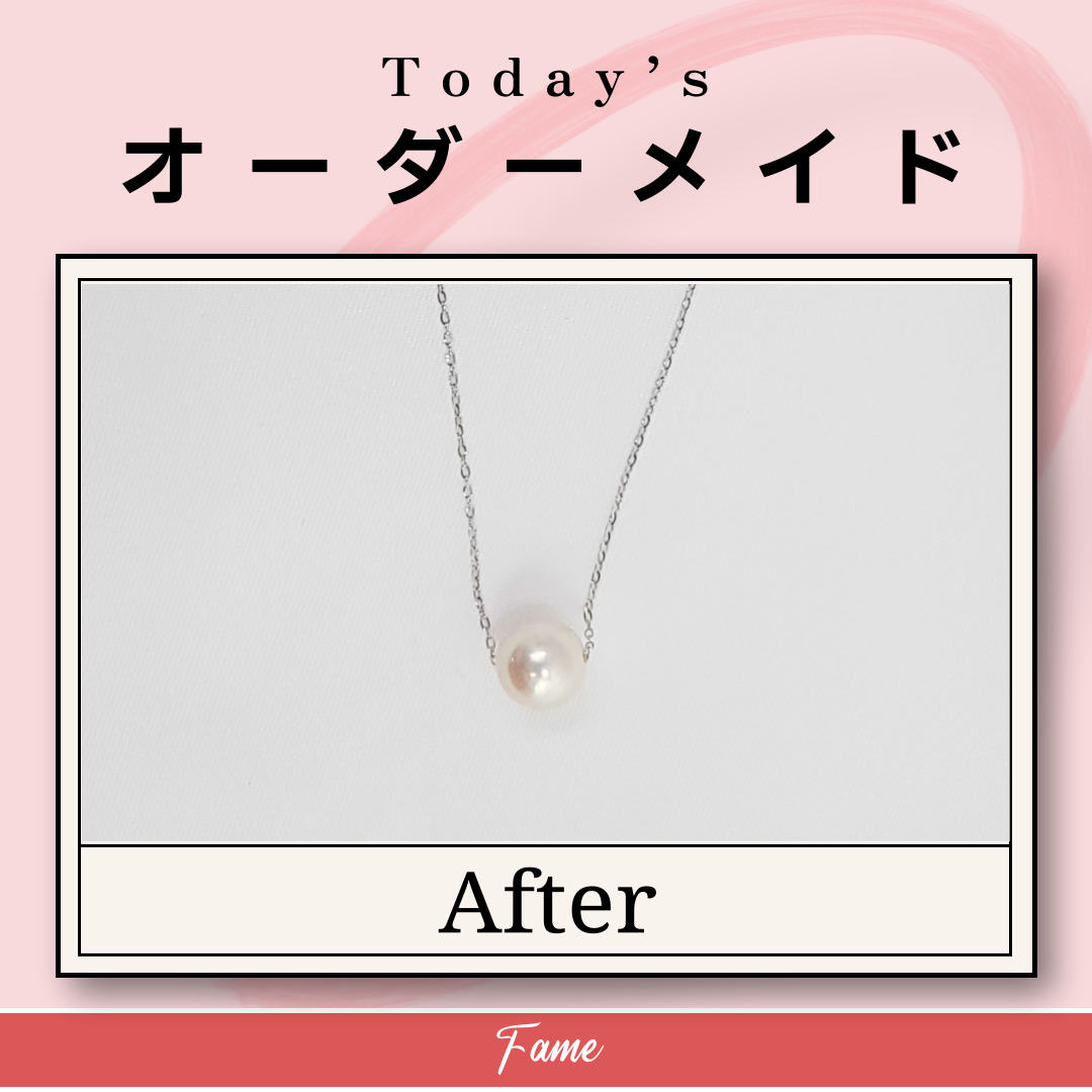 P-8)  ❤ジュエリー加工-大量注文可❤　淡水パールネックレス50個の製作