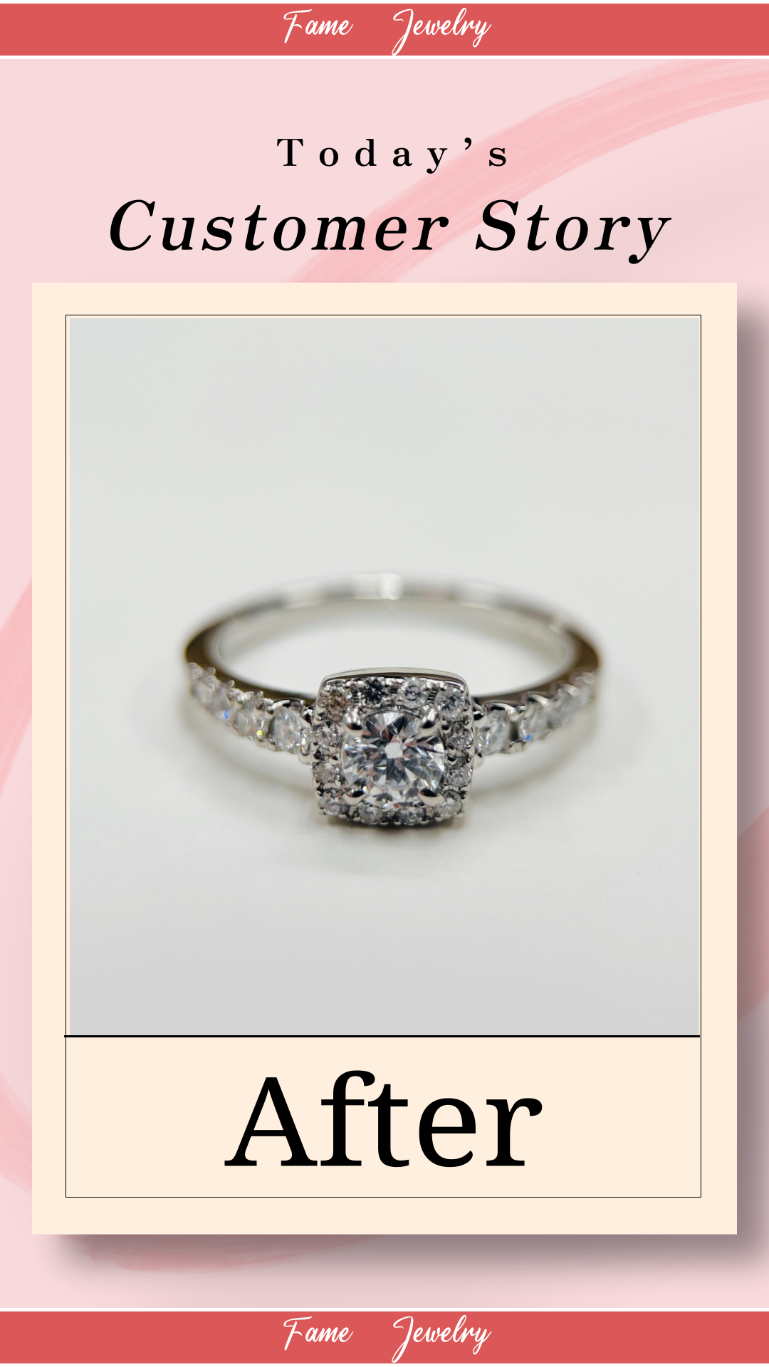 0.31ctダイヤモンド結婚指輪のリフォーム