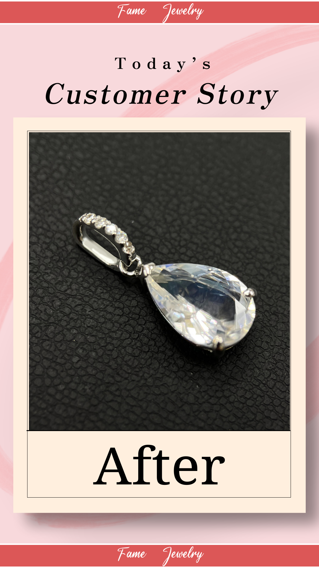 1.856ct　ラブラドライト　ペンダント製作